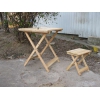 Продам недорого деревянные раскладные столы и стулья в г.  Харькове.
