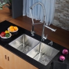 Кухонная мойка KRAUS KHU-102-33 с двумя чашами